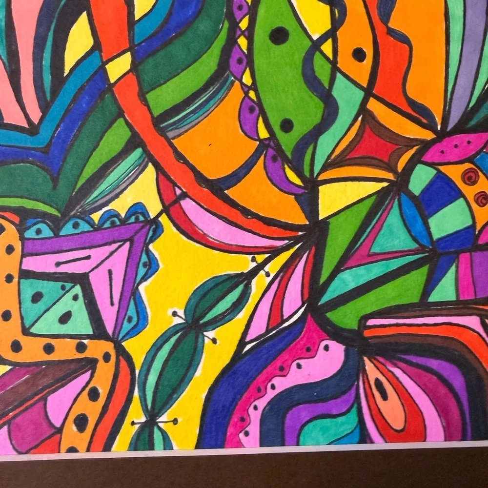 Original Intuitive Abstract Drawing - Picture 4 of 6